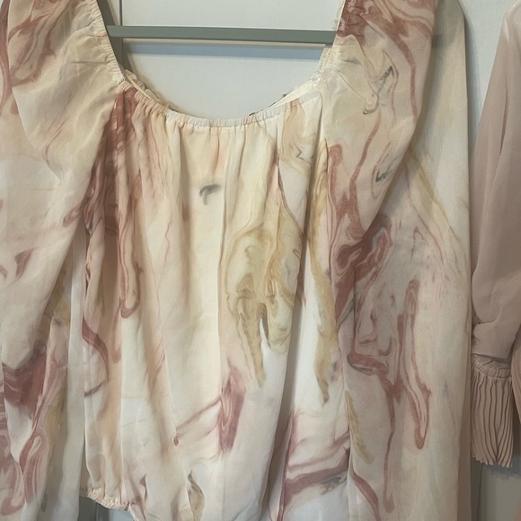 H&M & A Peach New from Buckle Blouse Duo - Marble and Blush - Picture 9 of 13